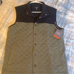 NWT Men’s Croft & Barrow Quilted Sleeveless Vest Sz L